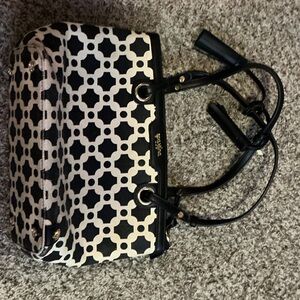 Spartina 449 Black and Cream Shoulder Bag